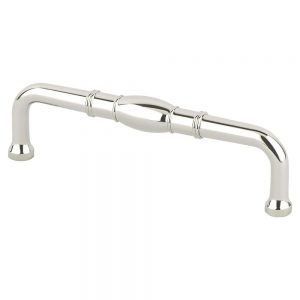 BER4147-1014 Pull 4 in c/c Polished Nickel