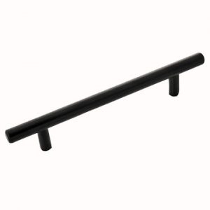 FP-108.BK Bar Pull 8 In. Ol X 5 In. C/C X 12mm Dia Black (251)