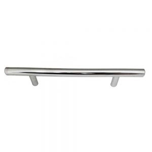 FP-108.PC Bar Pull 8 In. Ol X 5 In. C/C X 12mm Dia Polished Chrome (53)