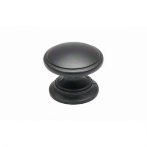 J335-WB 1-1/4 in. Dia. Weathered Black Jamison Knob