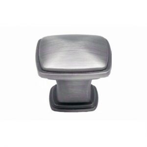J336-SP 1-1/4 in. Square Satin Pewter Jamison Charlotte Collection Knob