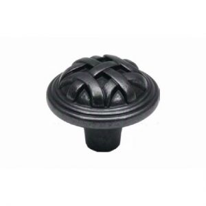 J339-WB 1-1/4 in. Dia. Weathered Black Jamison Knob