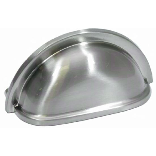 J425-SN - 3 in. c/c Satin Nickel Collection Cup Pull