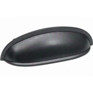 J442-WB - 3 in. c/c  Weathered Black Collection Cup Pull