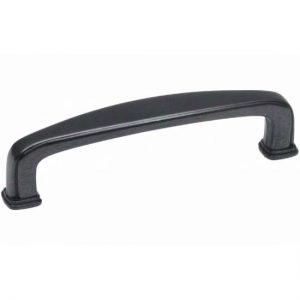 J444-WB - 96mm c/c Weathered Black Jamison Charlotte Collection Pull