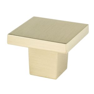 PROMD2-SCP 1-5/32 in. Square Knob Satin Champagne