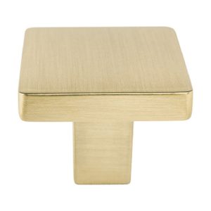 PROSQKNOB-SCP 1-1/8 in. Square Knob Satin Champagne