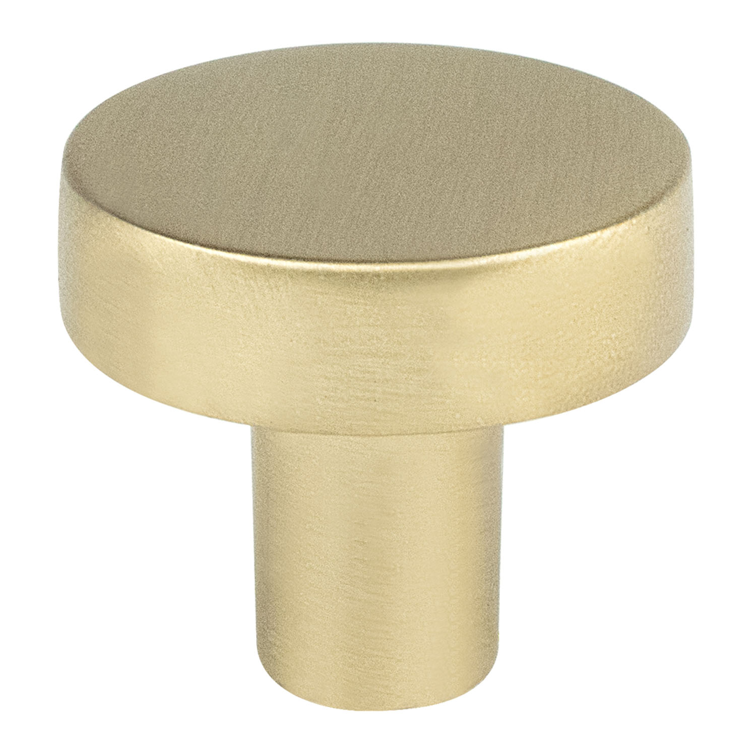 Protr2 Scp Knob 1 In Dia Flat Round Satin Champagne Protr2 Scp Knob 1 In Dia Flat Round Satin Champagne