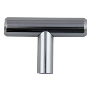 FK-102.PC Bar Pull Knob 2" OL x 12mm Dia Polish Chrome (226)