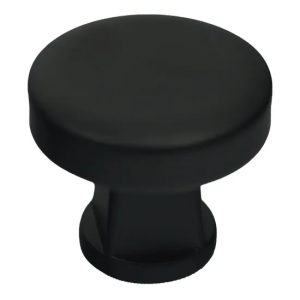 FK-92925.BK 32mm Dia Matte Black Colorado Round Knob (167B)