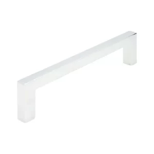 FP-87227.PC Modern Square Pull 128mm c/c Polished Chrome (56)